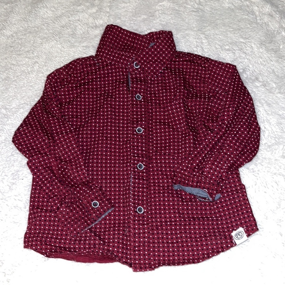 Perry Ellis button up long sleeve 24 month dress shirt